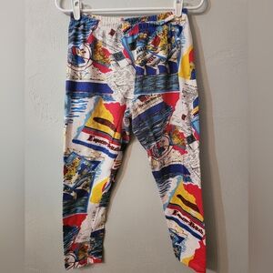 Colorful Graphic Women's Leggings 90% Cotton!
